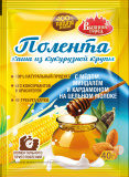 "Полента" каша из кукурузной крупы моментального приготовления с медом, миндалем и кардамоном на цельном молоке