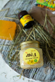 Мёд эспарцетовый в подарочной стеклянной баночке – 350 грамм
