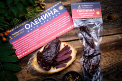 Сырокопченое мясо оленя