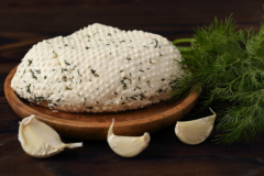 Сыр Адыгейский с чесноком и зеленью