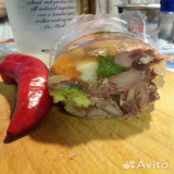 Колбаса заливная из куриных потрошков с овощами. 
