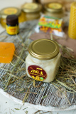 Мёд кориандровый в подарочной стеклянной баночке – 350 грамм