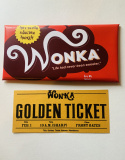 Шоколад Вилли Вонка с Золотым билетом (5 шт) Ассорти