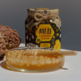 Мед с кедровыми орешками, 230 гр